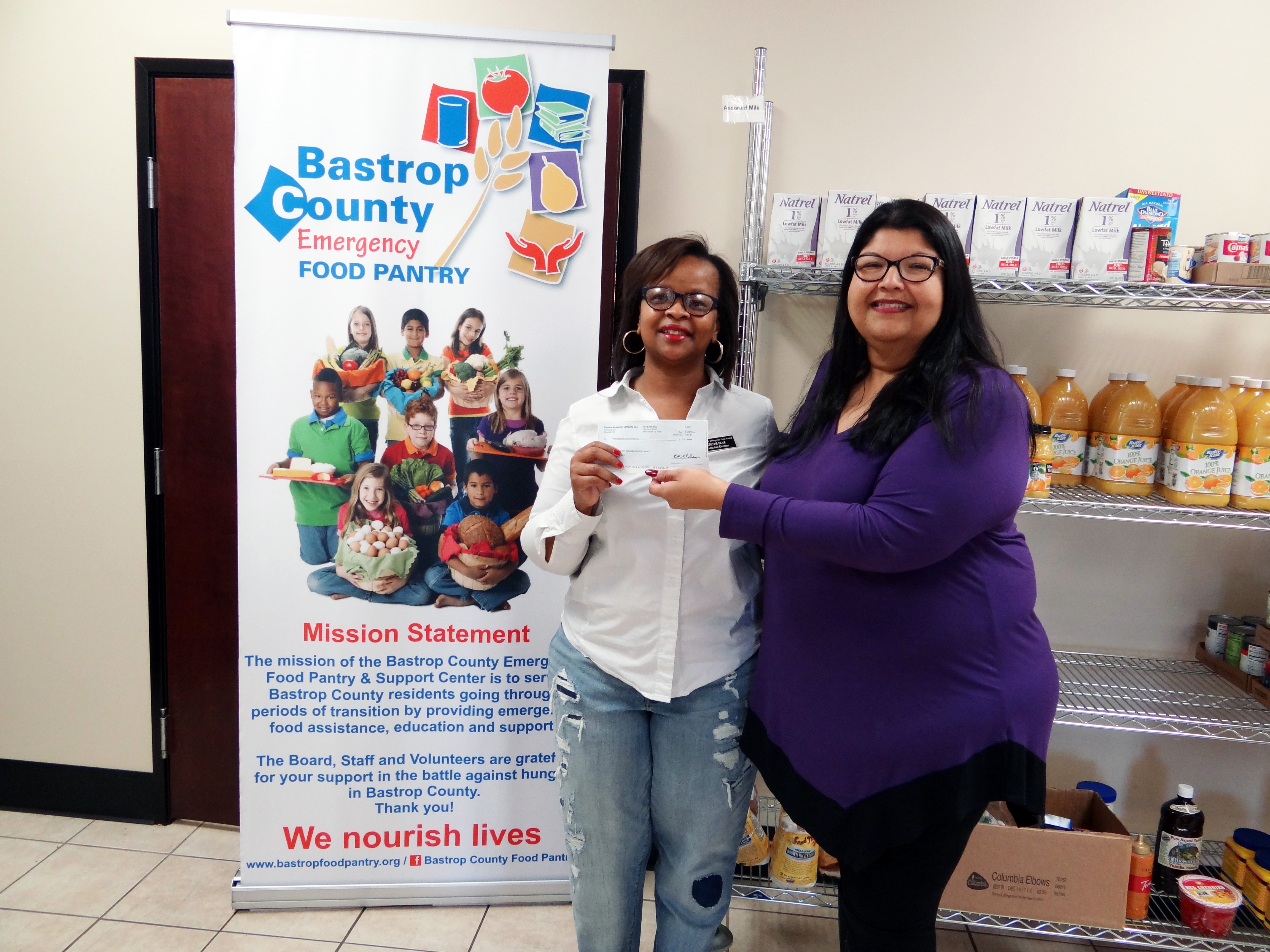 Thank You For Your Support Bastrop County Emergency Food Pantry